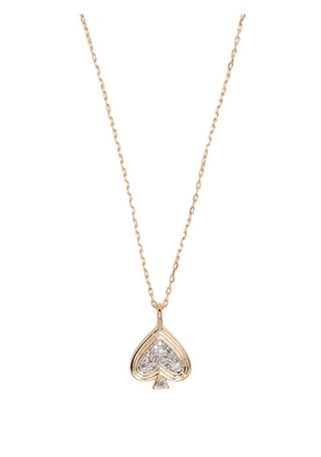 Adina Reyter 14kt yellow gold Make Your Move Spade diamond necklace