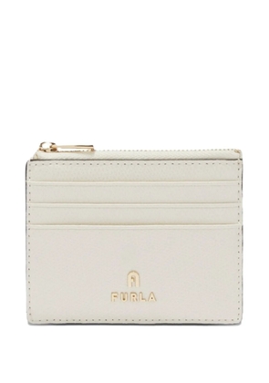 Furla Camelia textured logo wallet - Neutrals