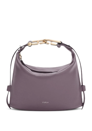 Furla mini Nuvola leather tote bag - Purple