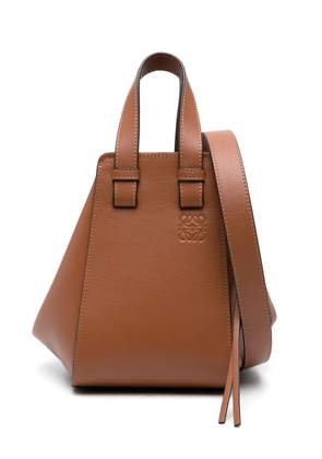 LOEWE Compact Hammock leather tote bag - Brown