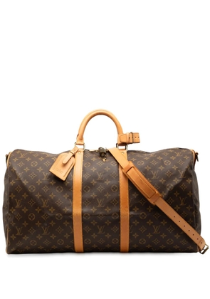 Louis Vuitton Pre-Owned 1990 Monogram Keepall Bandouliere 55 travel bag - Brown
