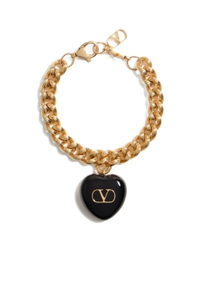 Valentino Garavani gold-tone chain bracelet with heart charm