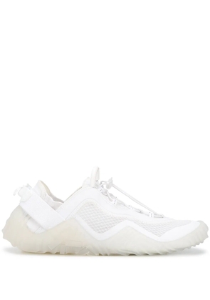 Kenzo drawstring logo-patch sneakers - White