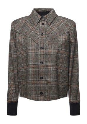 PINKO plaid buttoned shirt - Neutrals