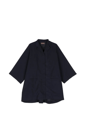 Romeo Gigli Pre-Owned 1990's midi coat - Blue