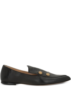 Chloé Agnes pointed-toe embellished loafers - Black