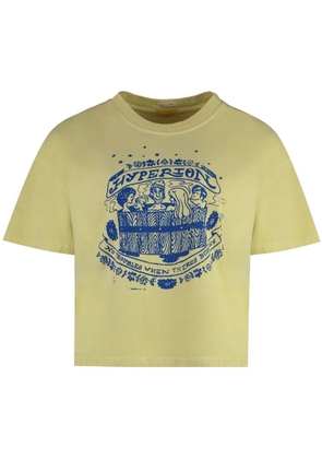 MOTHER cotton T-shirt - Yellow