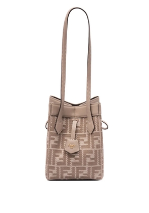 FENDI mini Oragami bucket bag - Grey