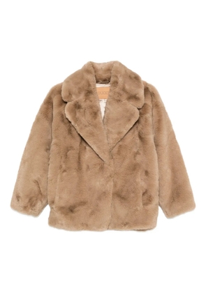 Jakke Rita faux-fur jacket - Neutrals