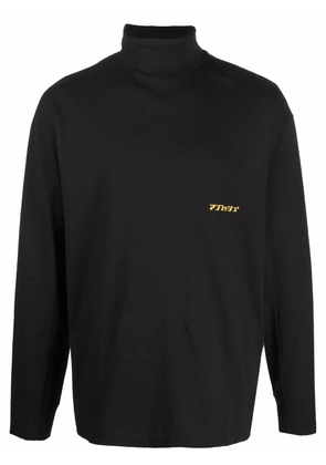 AMBUSH logo-print high-neck T-shirt - Black