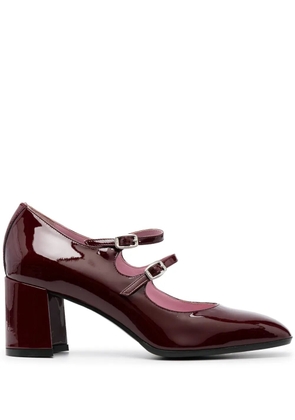 Carel Paris Alice 65mm square-toe pumps - Red
