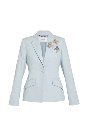 ERDEM embellished single-breasted blazer - Blue