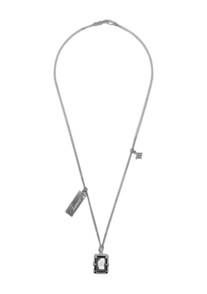 MISBHV rectangular-pendant necklace - Silver