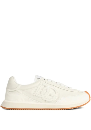 Dolce & Gabbana cushion leather sneakers - White