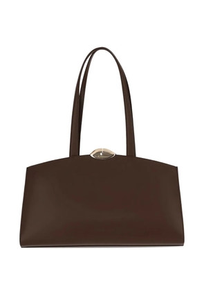 Benedetta Bruzziches Serena clasp shoulder bag - Brown