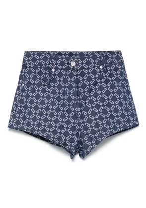 Givenchy Monogram 72 denim shorts - Blue
