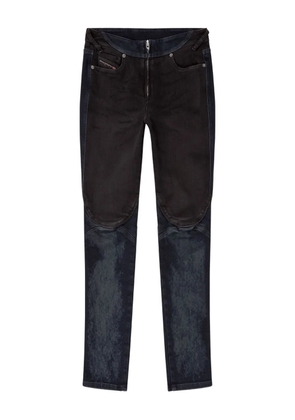 Diesel D-Bikee two-tone panelled jeans - Black