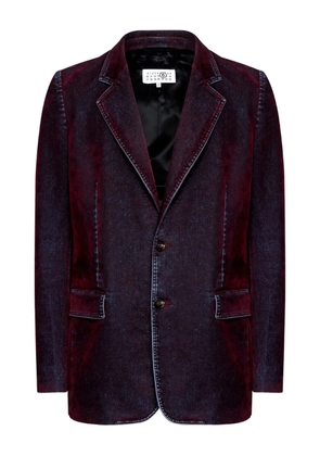 MM6 Maison Margiela denim blazer - Purple