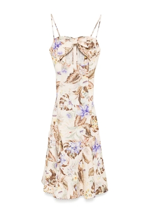 ZIMMERMANN Coco midi dress - Neutrals