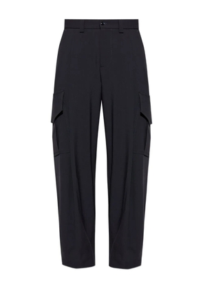 Giorgio Armani pleated cargo pants - Black