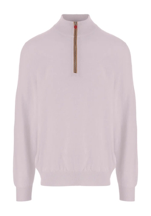 Kiton roll-neck sweater - White