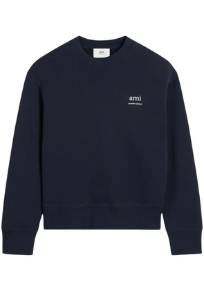AMI Paris logo-print sweatshirt - Blue