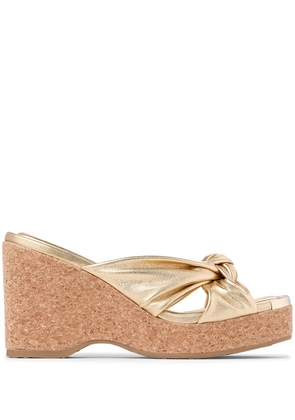 Jimmy Choo 110mm Avenue sandals - Gold