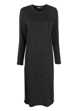 Bimba y Lola glitter embellished long-sleeve dress - Grey