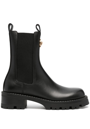Versace Alia leather Chelsea boots - Black