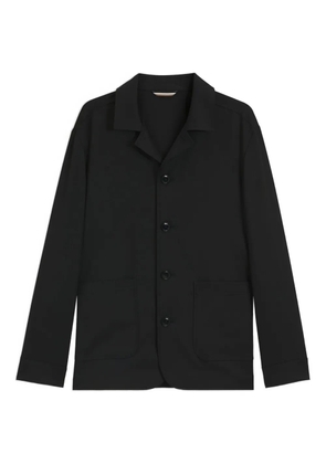 BOSS buttoned patch-pocket jacket - Black