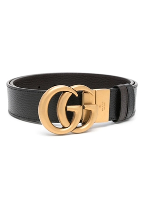 Gucci Double G-buckle reversible belt - Black