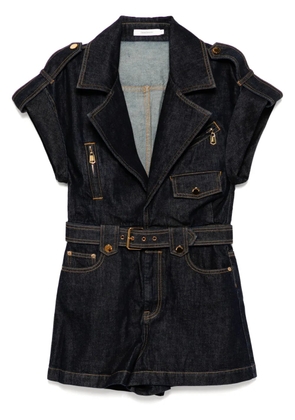 ZIMMERMANN belted playsuit - Blue
