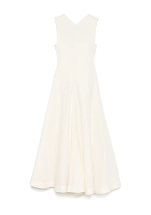 KHAITE Mellie midi dress - Neutrals