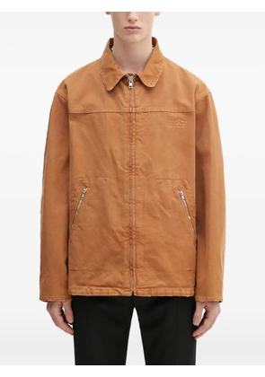 MM6 Maison Margiela zip-up panelled jacket - Brown
