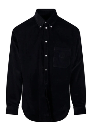 FENDI corduroy pocket shirt - Black