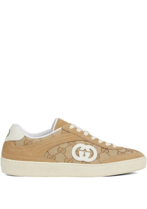 Gucci G75 GG sneakers - Brown