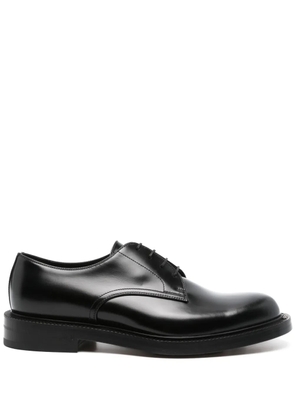 Gucci logo-lettering derby shoes - Black