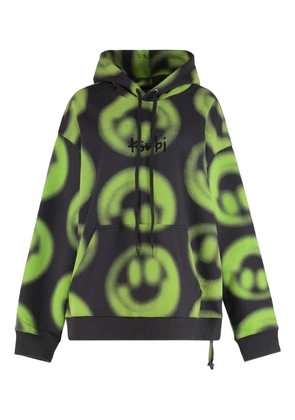 Ksubi printed cotton hoodie - Black