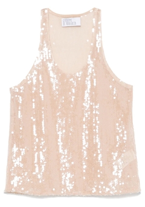 Giuseppe Di Morabito sequinned tank top - Neutrals
