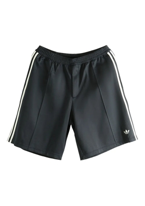 adidas stripe-detailing shorts - Black