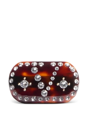 Valentino Garavani VLogo Signature hair clip - Brown