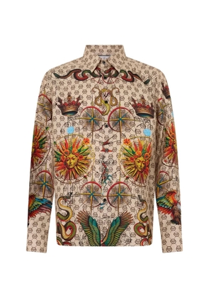 Philipp Plein monogram tattoo shirt - Neutrals