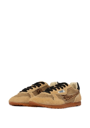 Autry leopard knit sneakers - Brown