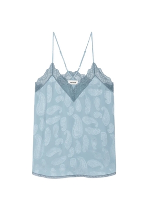 Zadig&Voltaire CHRISTY paisley-print top - Blue