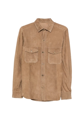 RIFUGIO buttoned pocket shirt - Brown