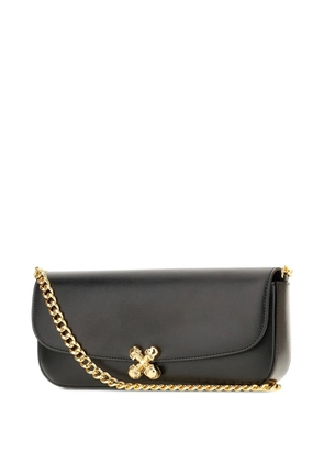 Alexander McQueen Skull Flower shoulder bag - Black