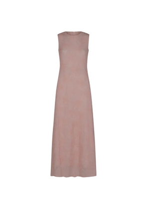 ROTATE BIRGER CHRISTENSEN sleeveless zip maxi dress - Pink