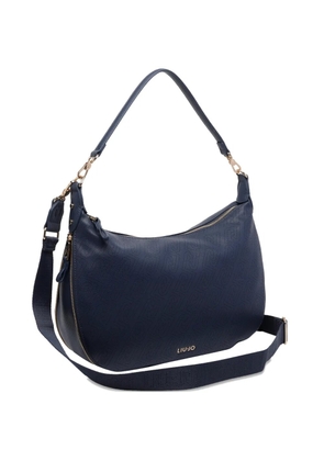 LIU JO logo zip shoulder bag - Blue