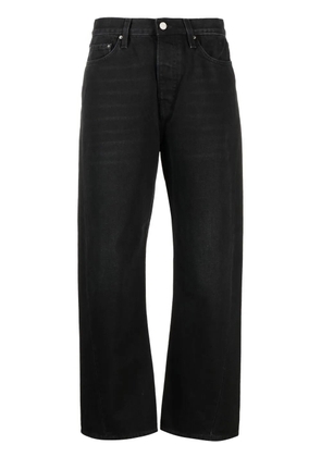 TOTEME Twisted Seam straight-leg jeans - Black
