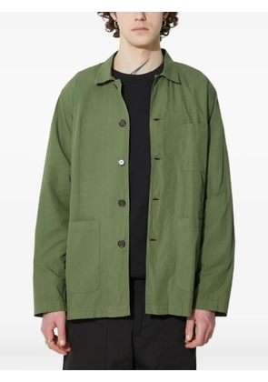 Universal Works Bakers button-down patch-pocket shirt - Green